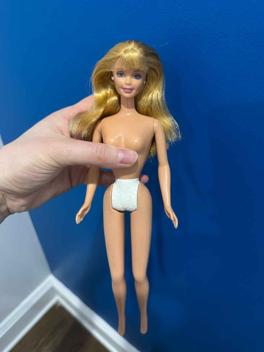 Vintage Barbie Doll Golden Blonde Hair Mattel
